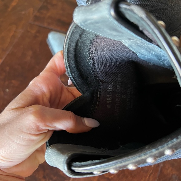 Y2K Studded Blue Western Cowboy Boots - Picture 6 of 6